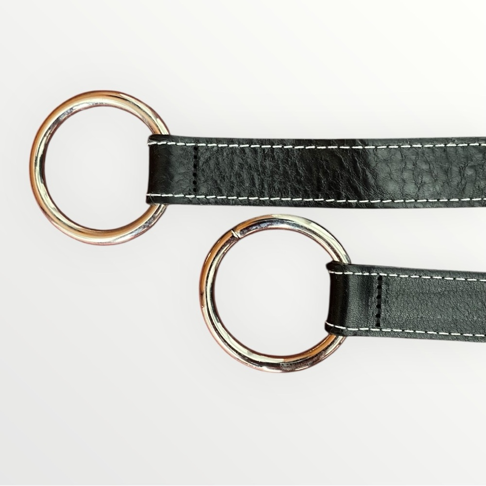 Danier Leather Black Double Belt Size S - Picture 2 of 5